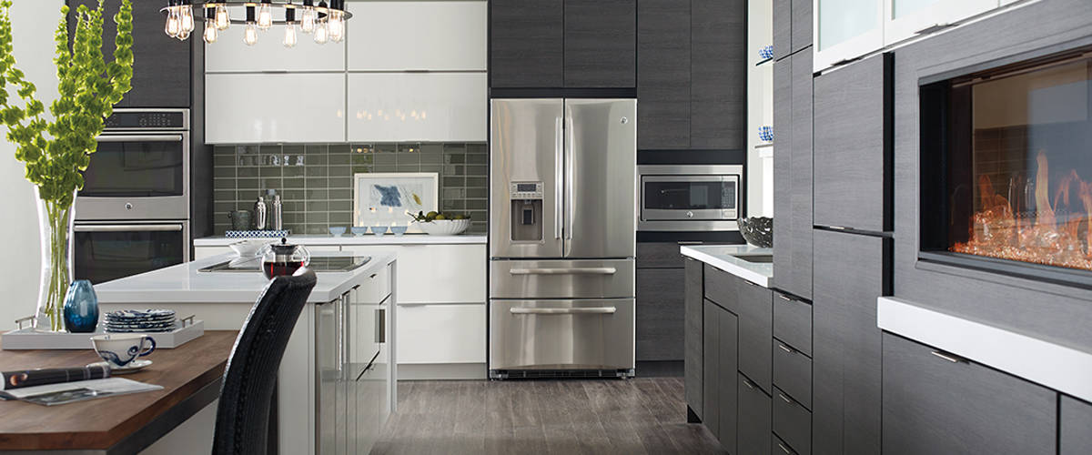Shrock Aspen Gray Modern Kitchen Cabinets